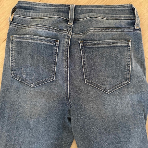 NYDJ Marilyn Straight Ankle Jeans Sandspur Denim Womens Regular Size 2 Blue - Picture 6 of 13